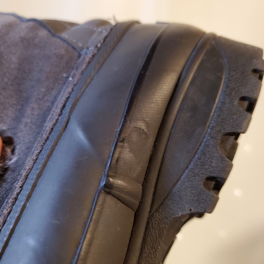 Khombu Artic Faux Fur Lined Leather Arctic Winter Duck Gray Boot Women's 6 - Picture 15 of 15